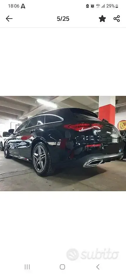 Usata Mercedes CLA200 2020 Nero Coupé