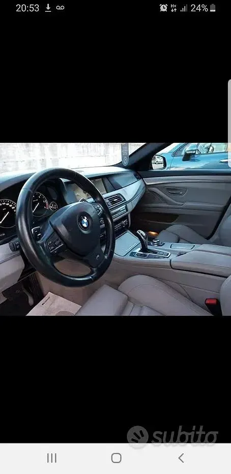 Usata BMW 525 M Sport 218 CV (160 kW) 2012 Nero Berlina