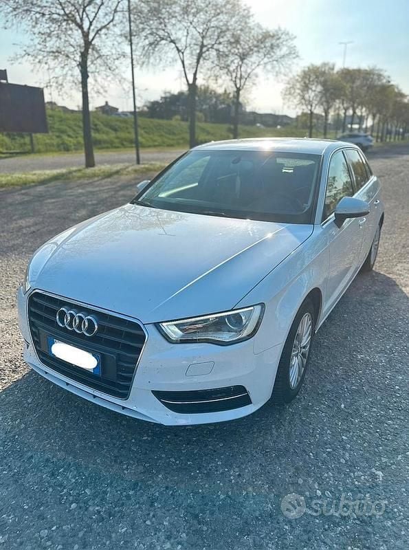 Usata Audi A3 Ambition 150 CV (110 kW) 2014 Bianco Berlina