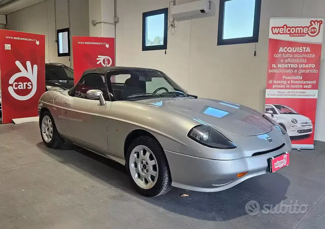 Usata Fiat Barchetta 131 CV (96 kW) 2001 Grigio Cabrio