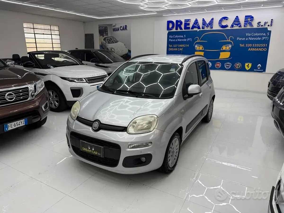 Usata Fiat Panda Lounge 69 CV (50 kW) 2012 Grigio Utilitaria