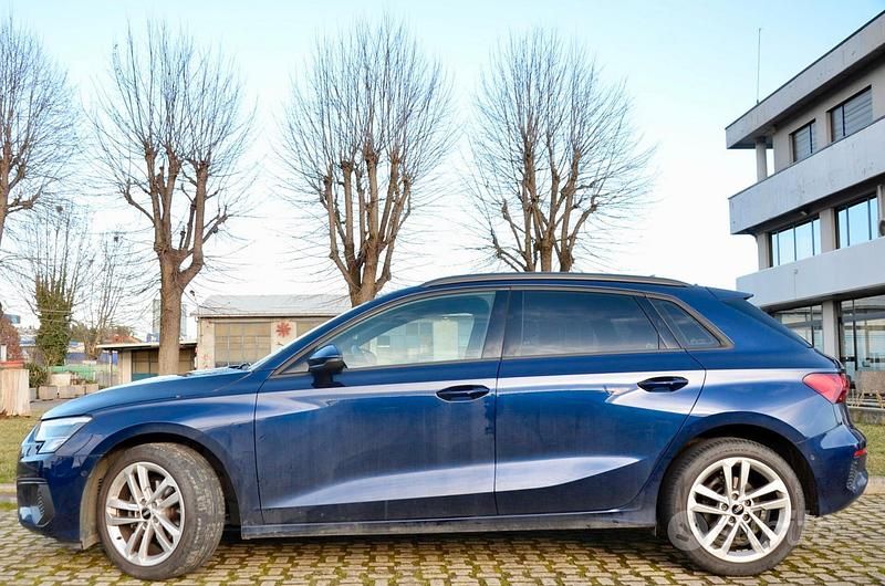 Usata Audi A3 Advanced Plus 116 CV (85 kW) 2022 Blu Berlina
