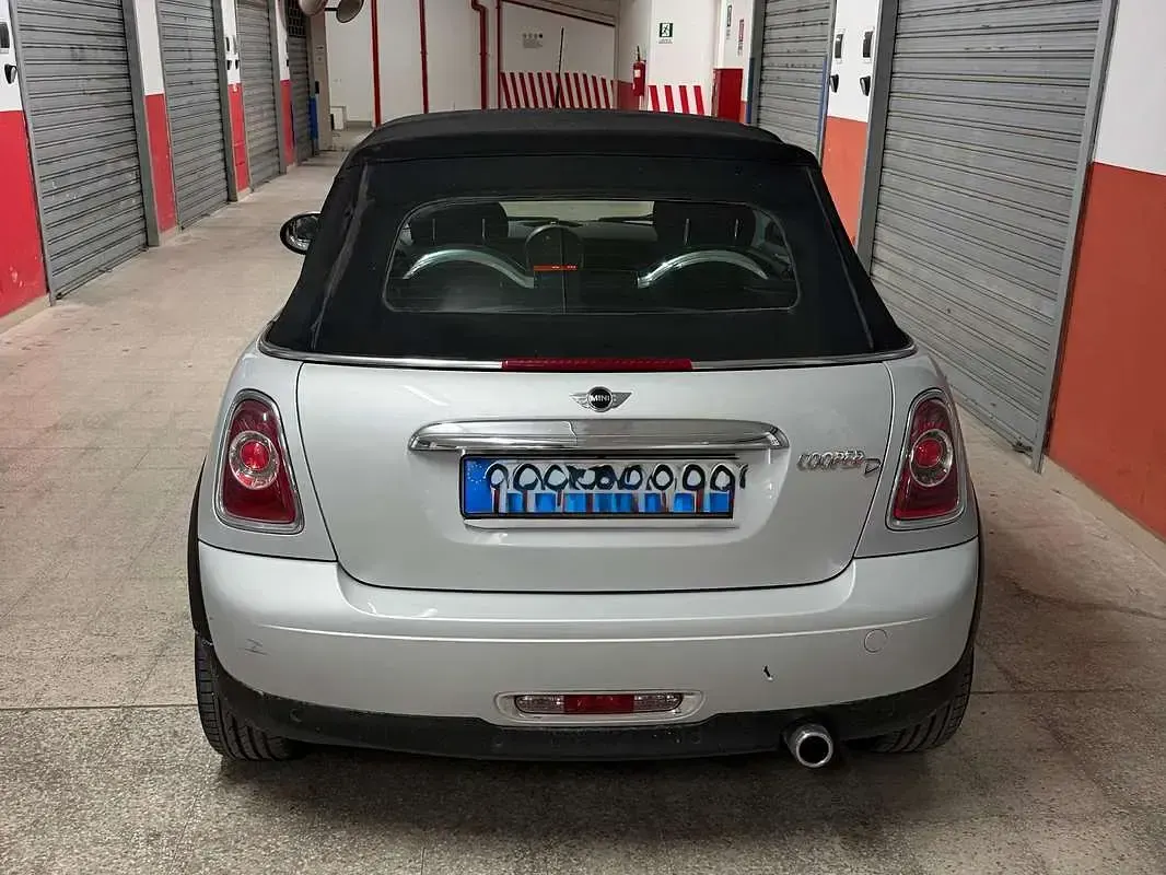 Usata Mini Cooper D Cabriolet 111 CV (81 kW) 2010 Argento Cabrio