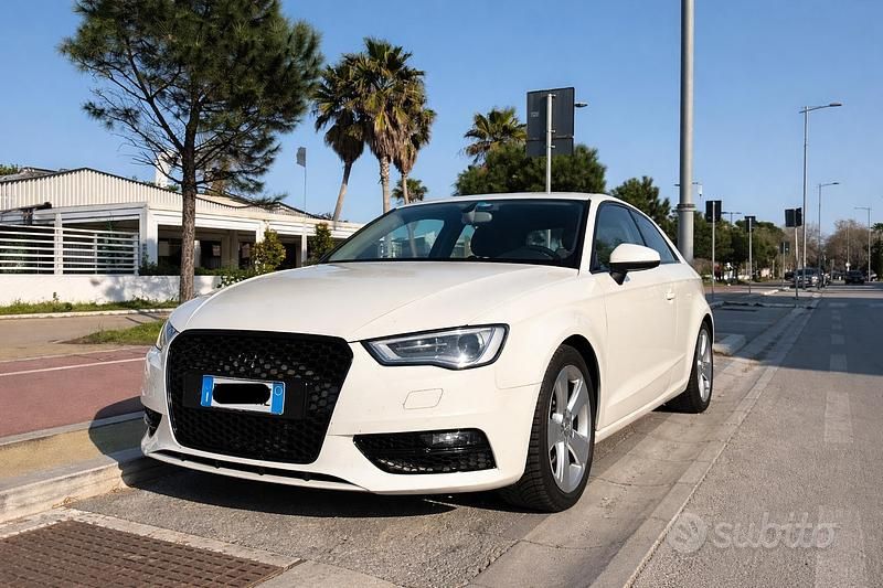 Usata Audi A3 Ambition 150 CV (110 kW) 2013 Bianco Berlina