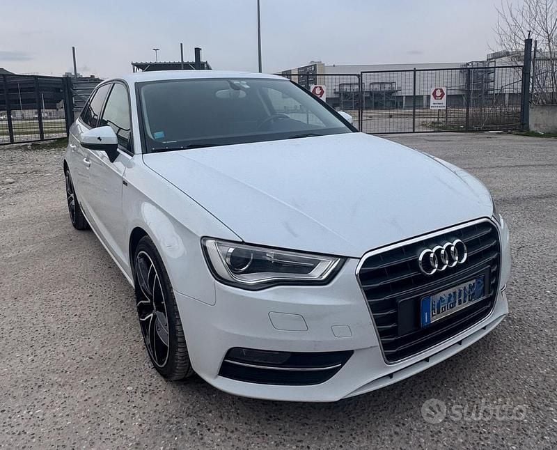 Usata Audi A3 2013 Bianco Berlina