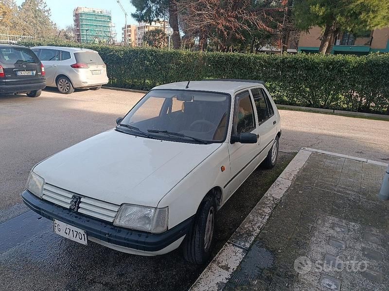 Usata Peugeot 205 1991 Bianco Utilitaria