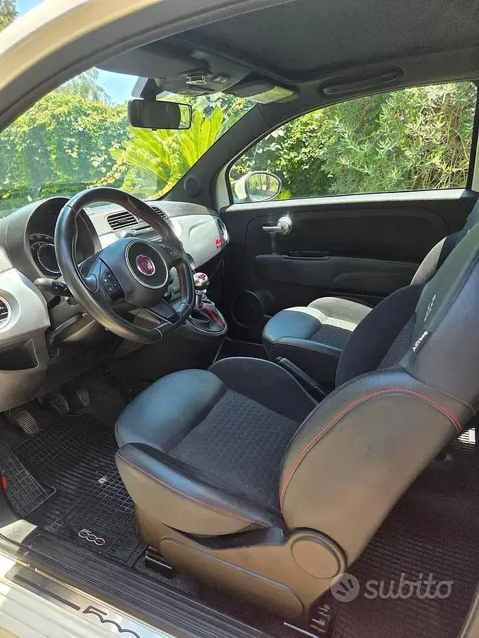 Usata Fiat 500C Sport 69 CV (50 kW) 2014 Bianco Cabrio