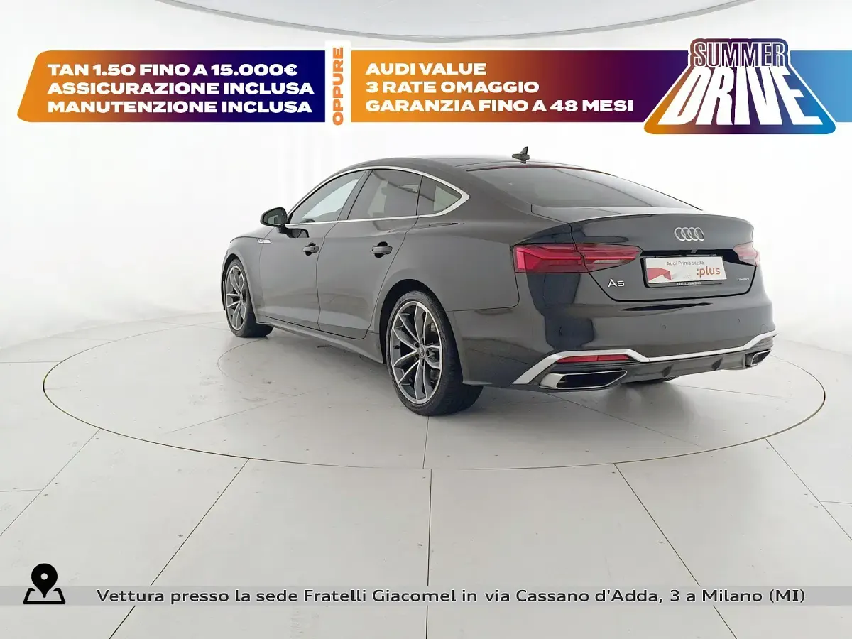 Usata Audi A5 Sportback S-Line 204 CV (150 kW) 2024 Nero mito metallizzato Utilitaria
