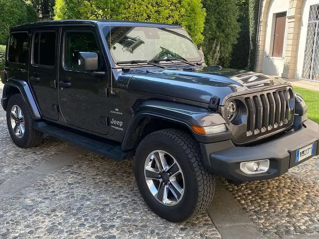 Begagnad Jeep Wrangler Sahara 200 HK (147 kW) 2020 Grå SUV