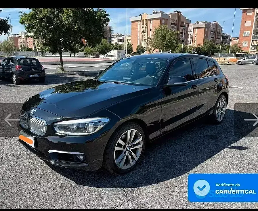 Usata BMW 118 150 CV (110 kW) 2018 Nero Berlina