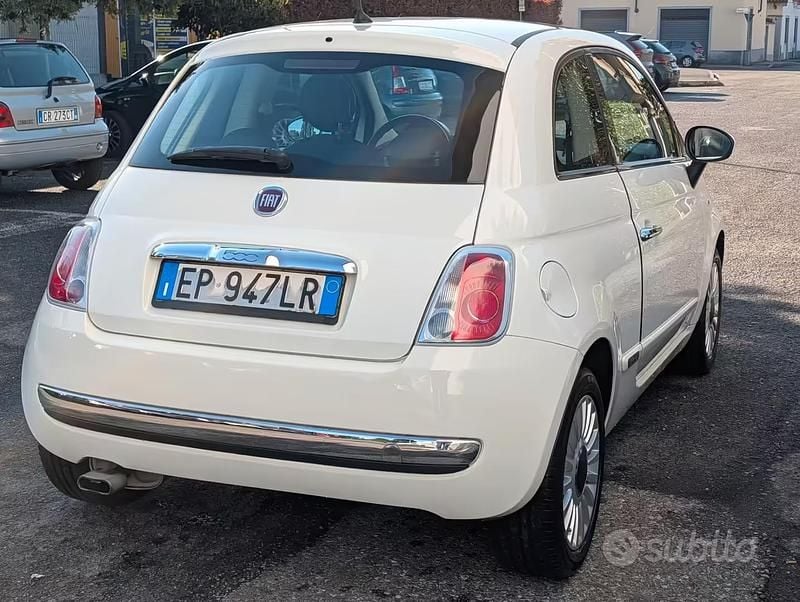 Usata Fiat 500 Lounge 69 CV (50 kW) 2013 Bianco Berlina
