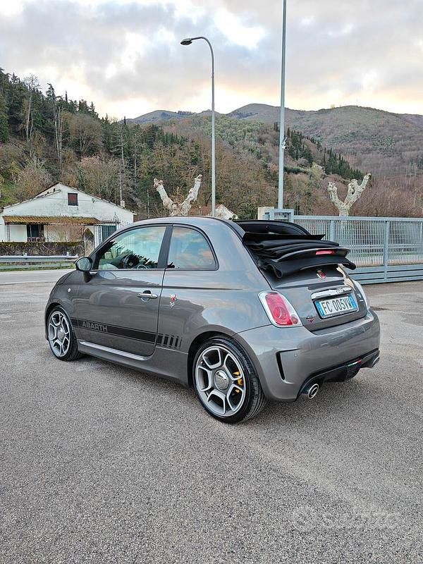 Usata Abarth 595C Turismo 160 CV (117 kW) 2016 Grigio Cabrio
