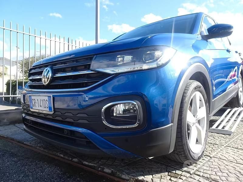 Usata VW T-Cross Style 115 CV (84 kW) 2019 Blu SUV