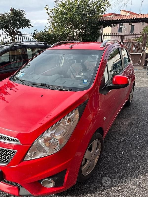 Usata Chevrolet Spark 2010 Rosso Utilitaria