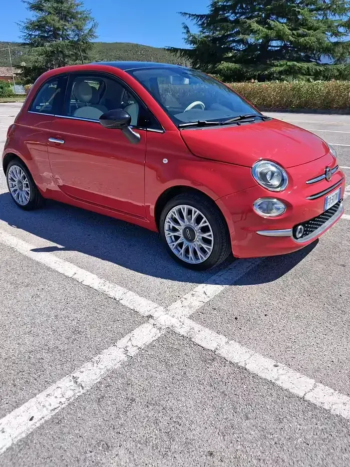 Usata Fiat 500 69 CV (50 kW) 2016 Arancione Berlina