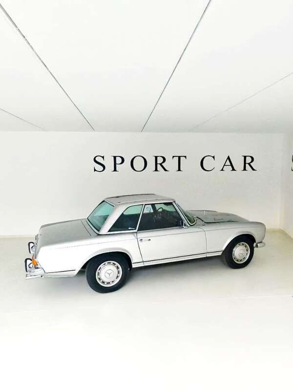 Usata Mercedes SL280 136 CV (100 kW) 1969 Argento Cabrio