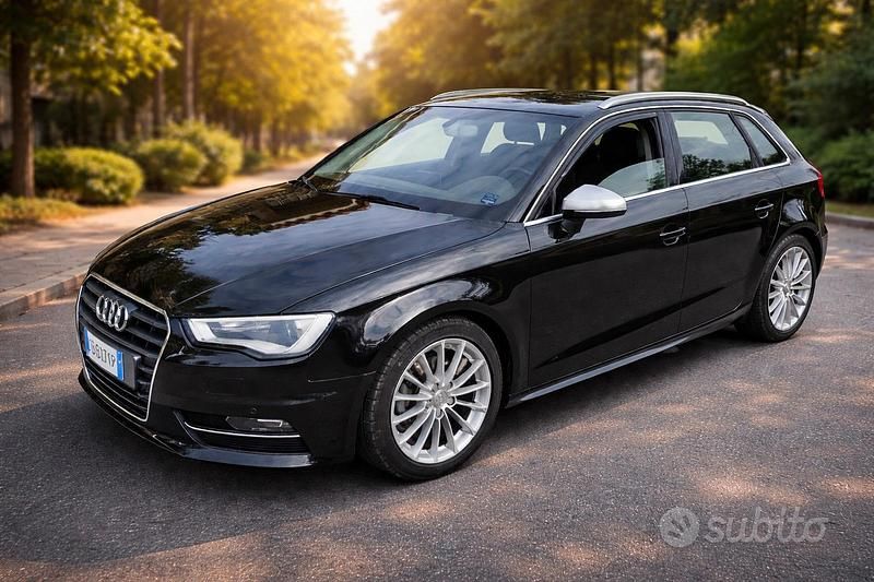 Usata Audi A3 150 CV (110 kW) 2017 Nero Berlina