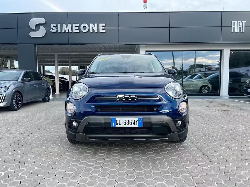 Usata Fiat 500X Cross 130 CV (95 kW) 2022 Blu SUV