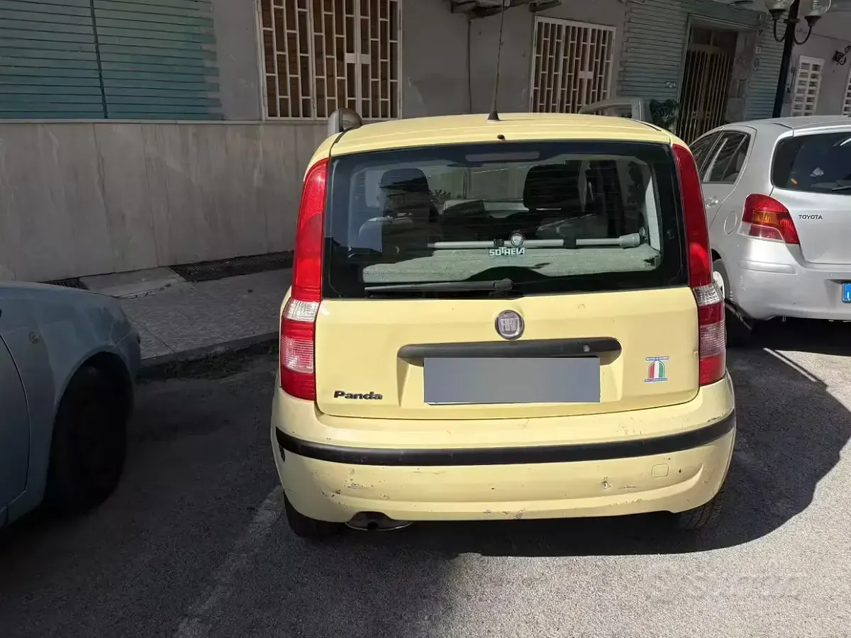 Usata Fiat Panda 60 CV (44 kW) 2008 Giallo Utilitaria