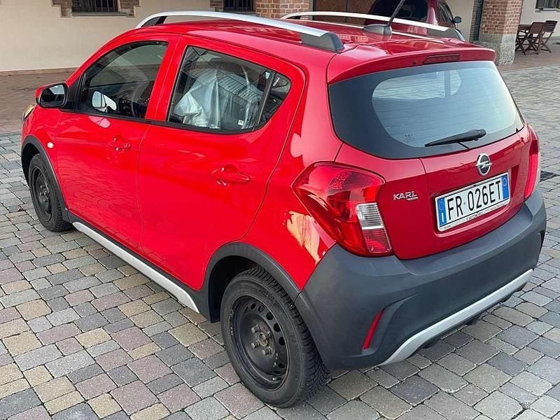 Usata Opel Karl Rocks 73 CV (53 kW) 2018 Rosso Utilitaria