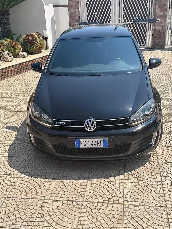 Usata VW Golf VII GTD 170 CV (125 kW) 2012 Nero Berlina