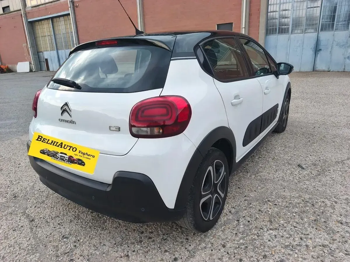 Usata Citroën C3 83 CV (61 kW) 2018 Bianco Utilitaria
