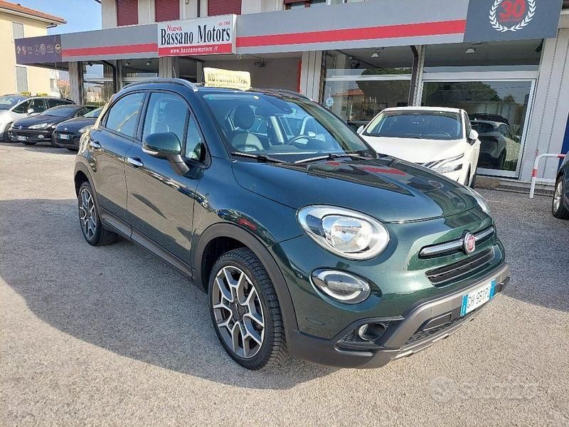 Usata Fiat 500X Cross 150 CV (110 kW) 2021 Verde SUV