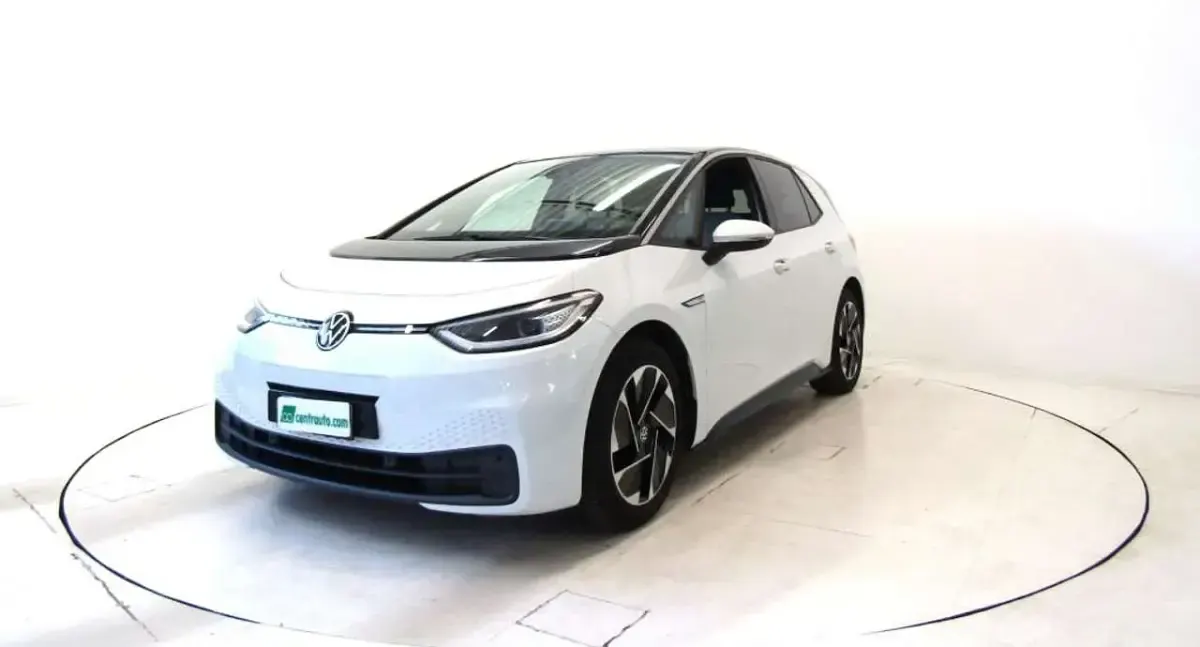 Usata VW ID.3 Pro 69 kW (95 CV) 2020 Bianco Utilitaria