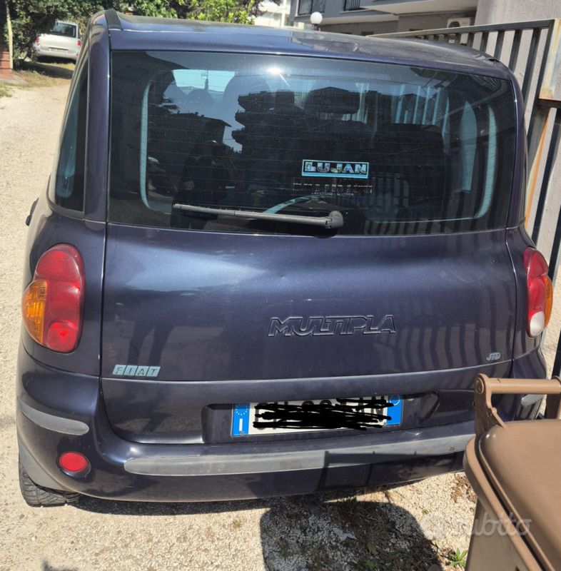 Usata Fiat Multipla 116 CV (85 kW) 2004 Blu Monovolume