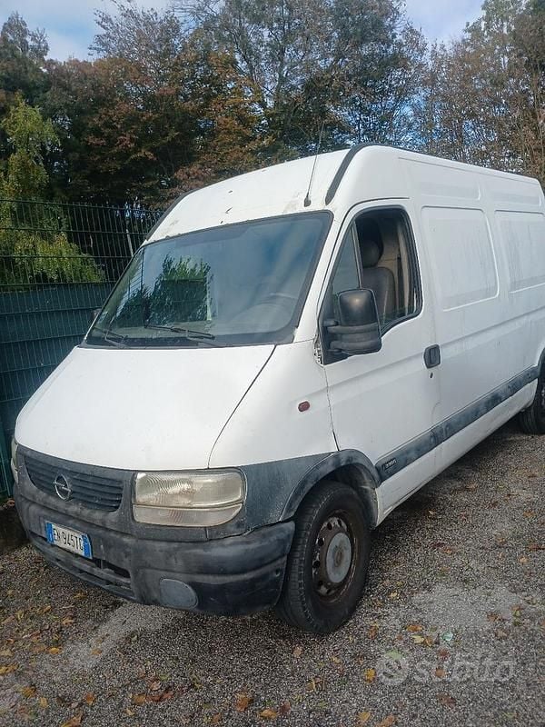 Usata Opel Movano 90 CV (66 kW) 2002 Bianco Furgone