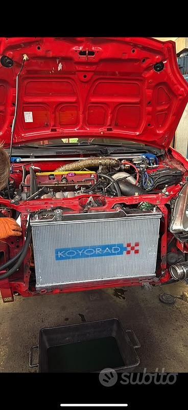 Usata Honda Civic 2003 Rosso Berlina