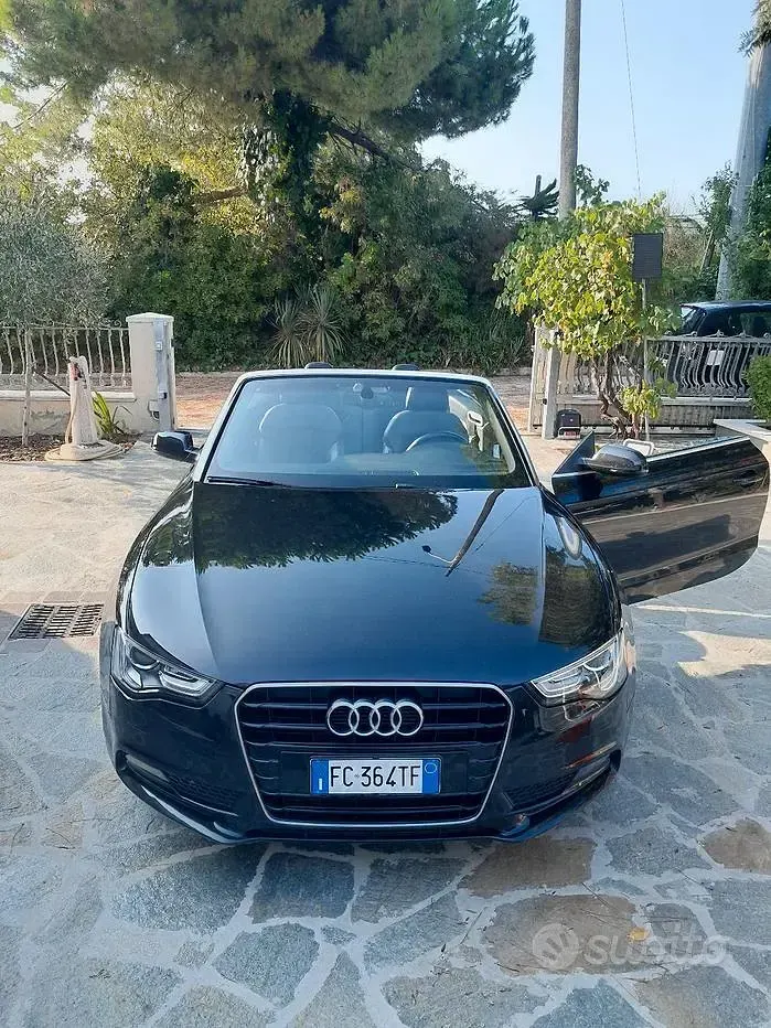 Usata Audi A5 Cabriolet Advanced 177 CV (130 kW) 2013 Nero Cabrio