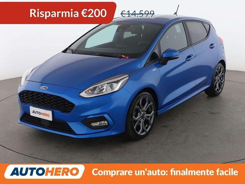 Blu/azzurro Usata 2020 Ford Fiesta ST-Line Utilitaria | 14.399 € (Buon prezzo) - Immagine 1/3