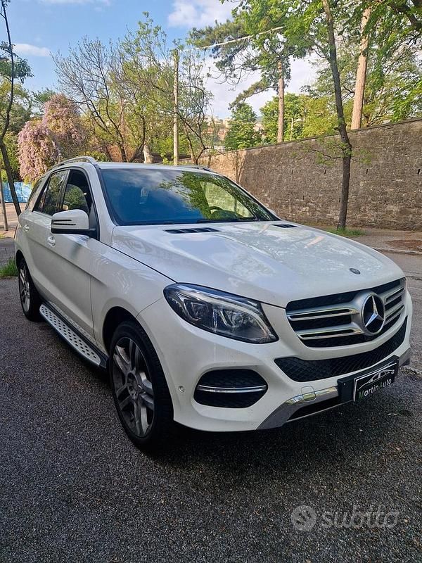 Usata Mercedes GLE250 204 CV (150 kW) 2016 Bianco SUV