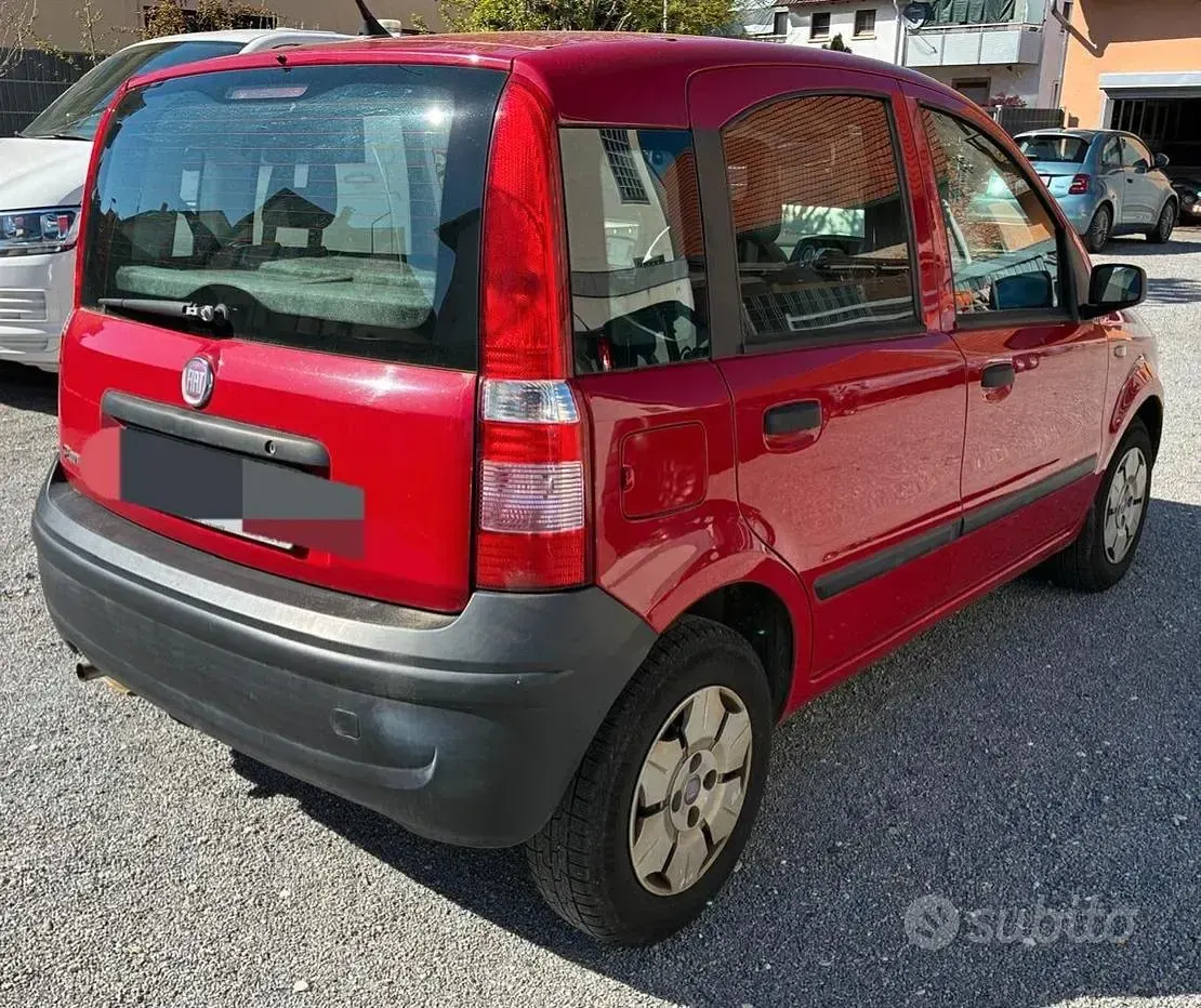 Usata Fiat Panda 60 CV (44 kW) 2009 Rosso Utilitaria
