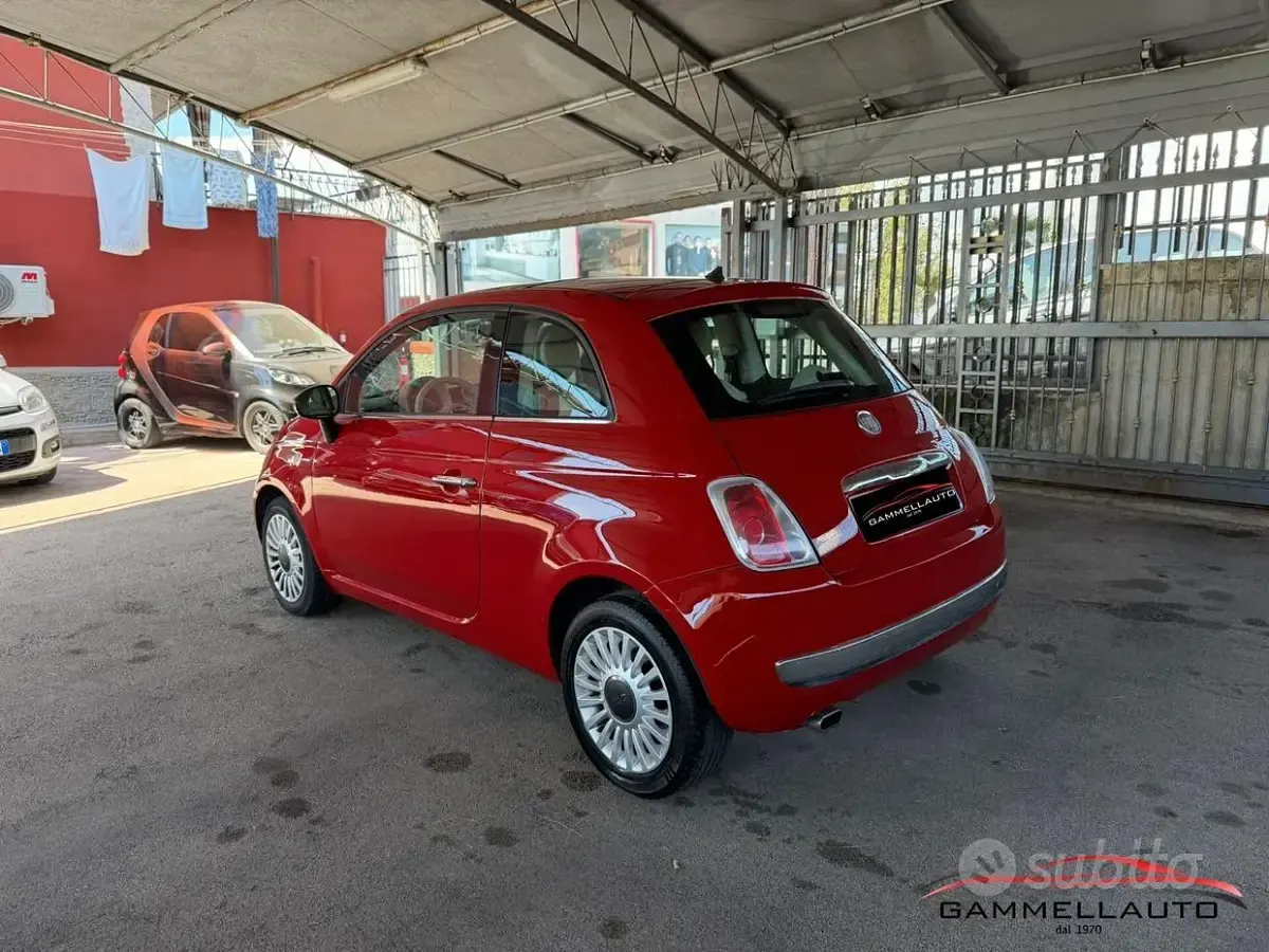 Usata Fiat 500 Lounge 69 CV (50 kW) 2012 Rosso Berlina
