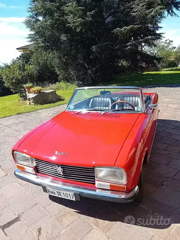 Usata Peugeot 304 1970 Rosso Cabrio
