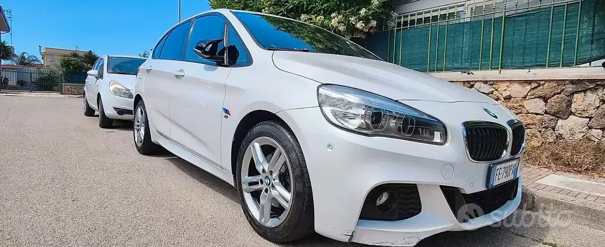 Usata BMW 218 Active Tourer M Sport 150 CV (110 kW) 2016 Bianco Monovolume