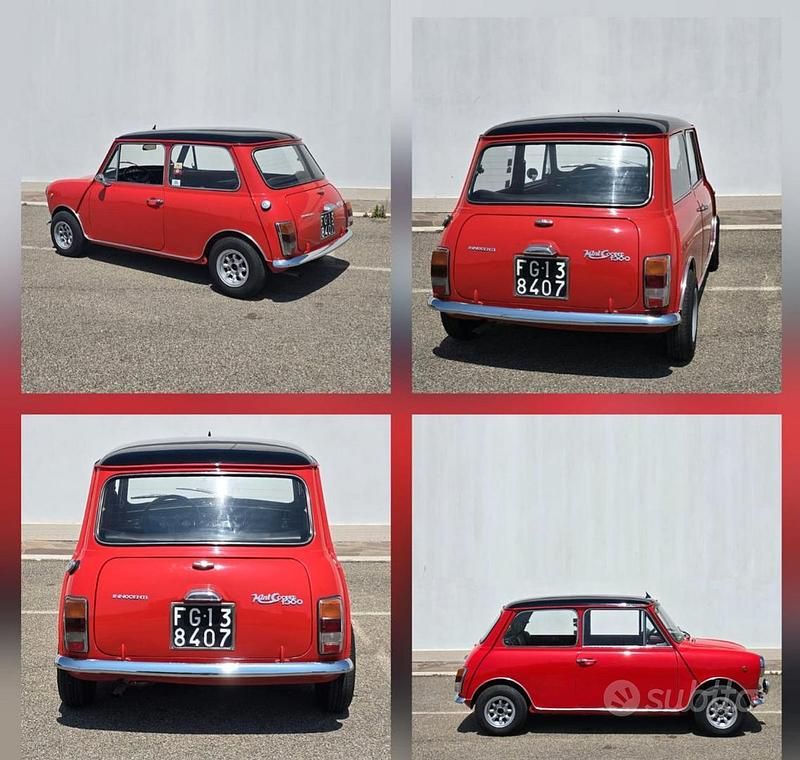 Usata Innocenti Mini 1970 Rosso