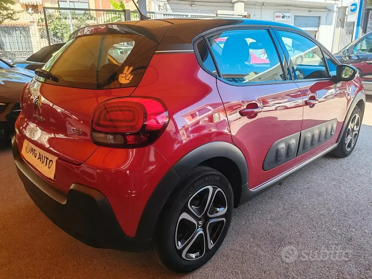 Usata Citroën C3 PureTech 82 CV (60 kW) 2017 Rosso Utilitaria