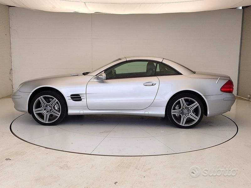 Usata Mercedes SL600 500 CV (367 kW) 2003 Grigio Cabrio