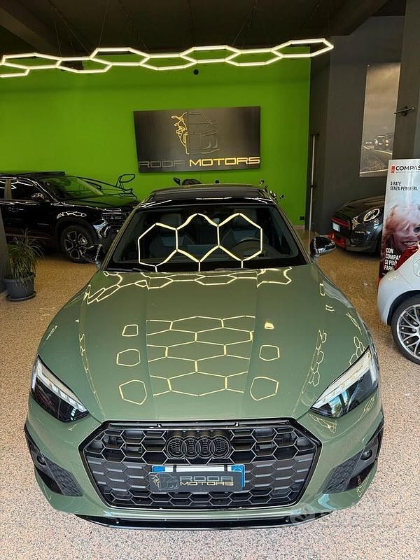 Usata Audi A5 S-Line 190 CV (139 kW) 2020 Verde Coupé