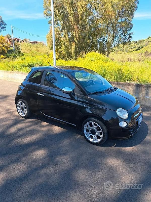 Usata Fiat 500 2008 Nero Berlina