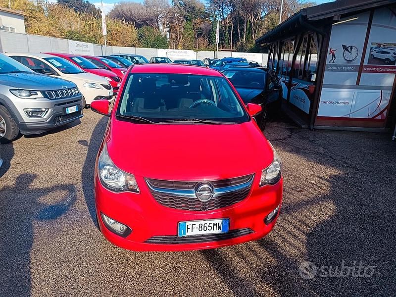 Usata Opel Karl 75 CV (55 kW) 2016 Rosso Utilitaria