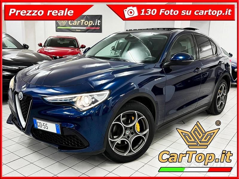 Usata Alfa Romeo Stelvio Executive 160 CV (117 kW) 2020 Blu SUV