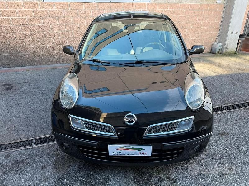 Usata Nissan Micra Acenta 88 CV (64 kW) 2008 Nero Berlina