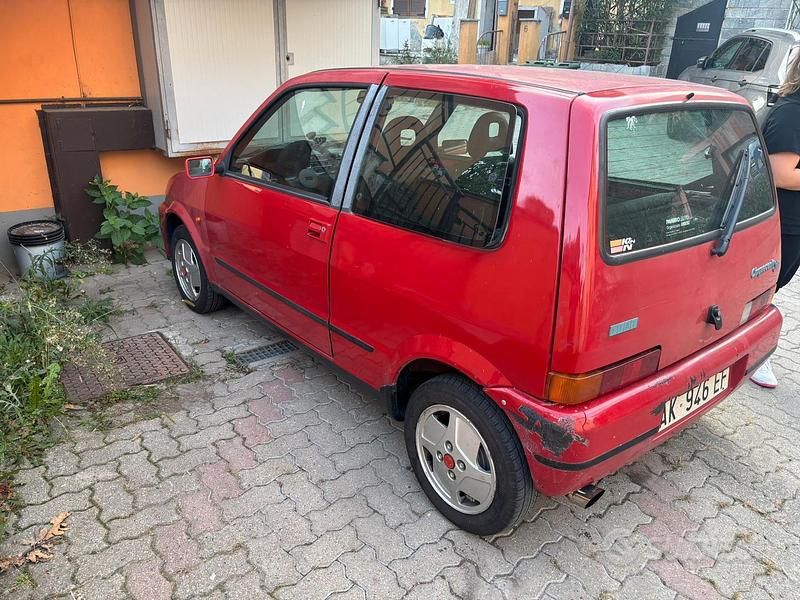 Second-hand Fiat Cinquecento 39 CP (28 kW) 1997 Roșu Hatchback