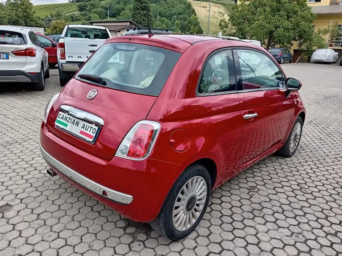Usata Fiat 500 Lounge 69 CV (50 kW) 2013 Rosso SUV
