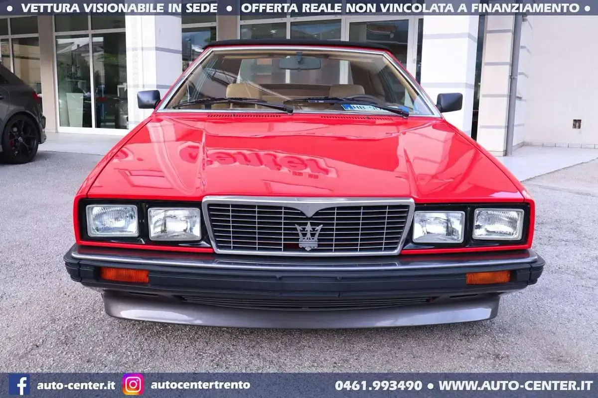 Usata Maserati Spyder 184 CV (135 kW) 1986 Rosso Cabrio