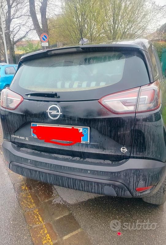 Usata Opel Crossland X 82 CV (60 kW) 2017 Nero SUV